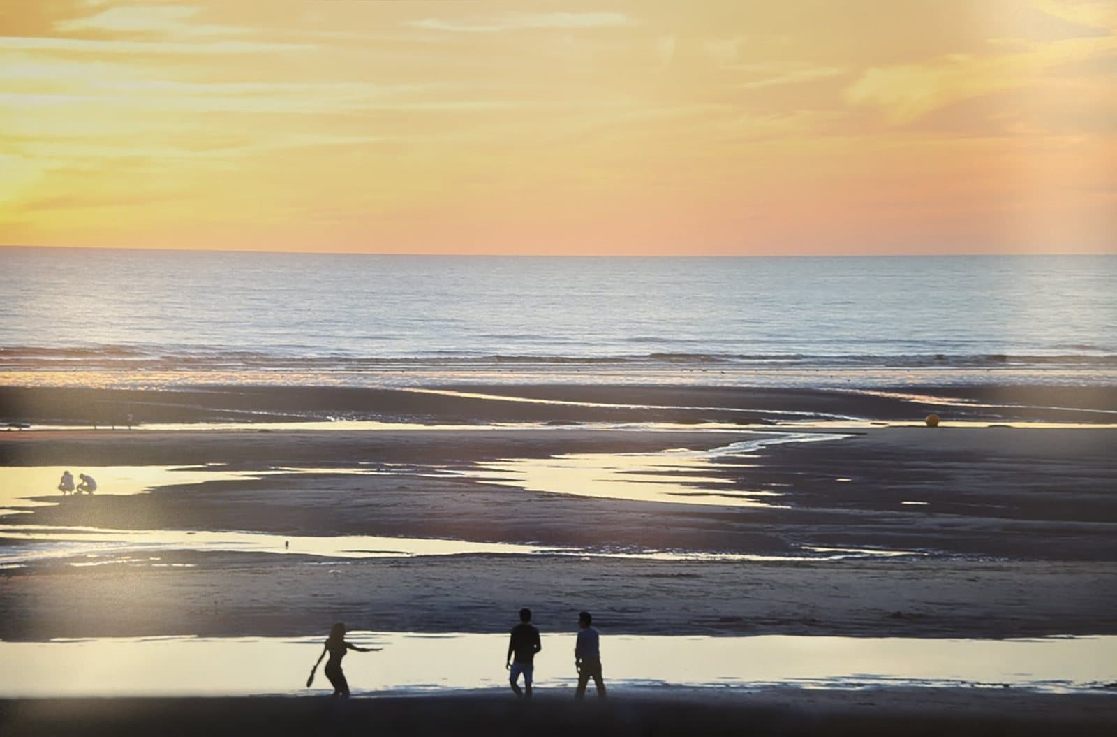 Coucher de soleil sur la baie 1, by Claude Duboille